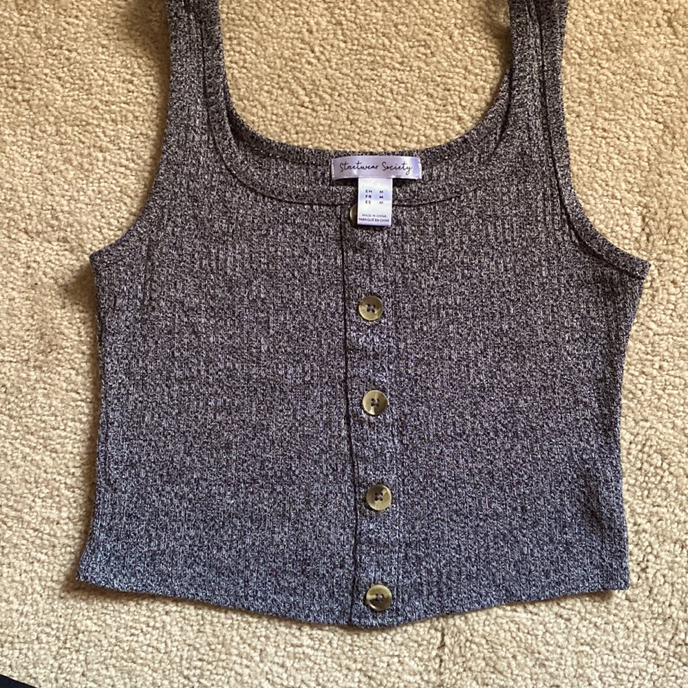 Adorable Grey Tank top